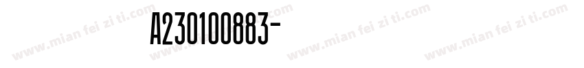 國民身分證統一編號 A230100883字体转换